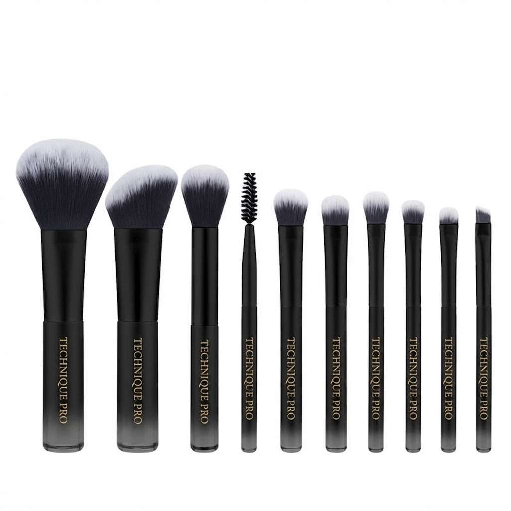 Technique PRO Petite Glow Brush Travel Set - Black