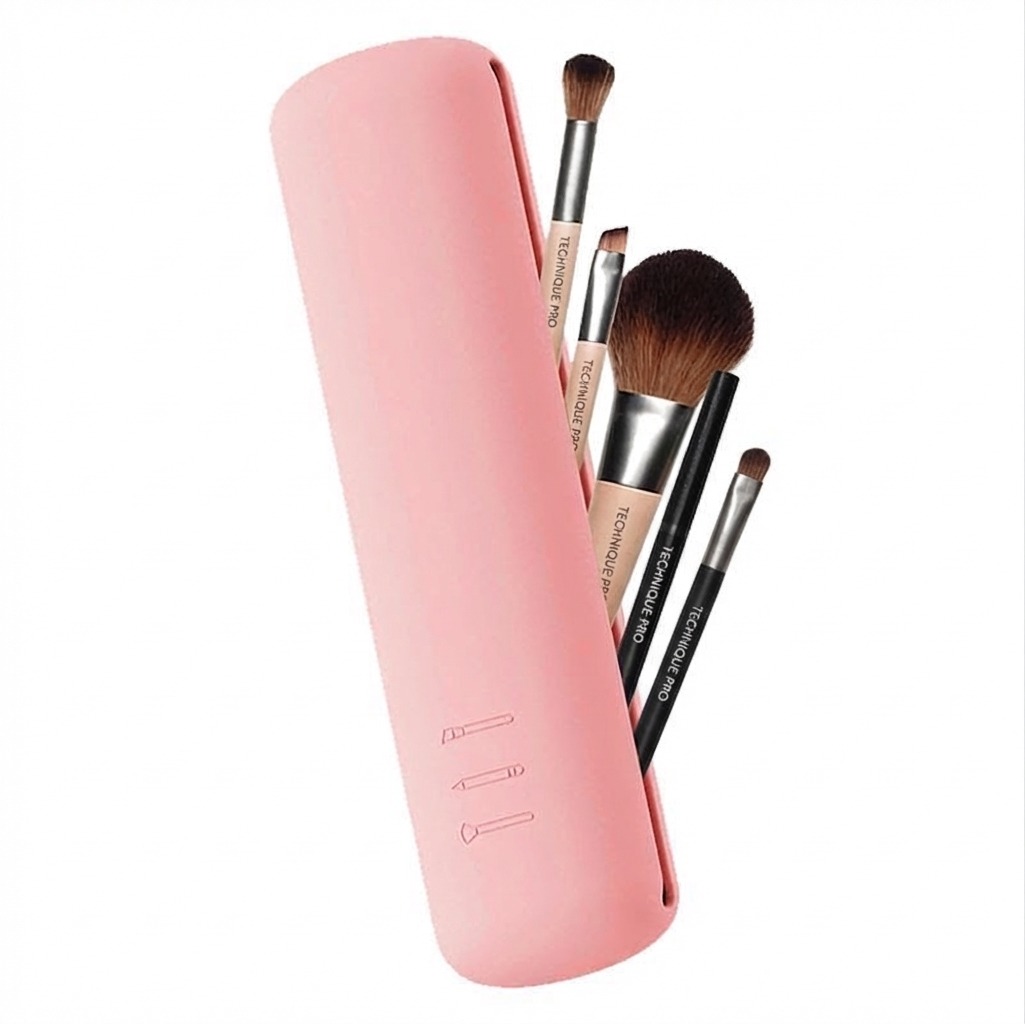 Technique PRO Silicone Travel Makeup Brush Case Holder
