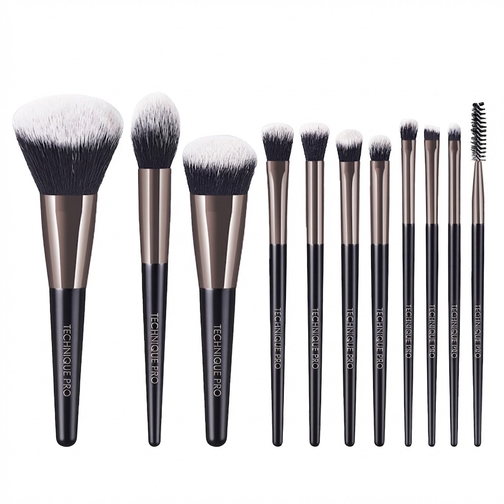Technique PRO Panther Makeup Brush Set - 10 makeup brushes
